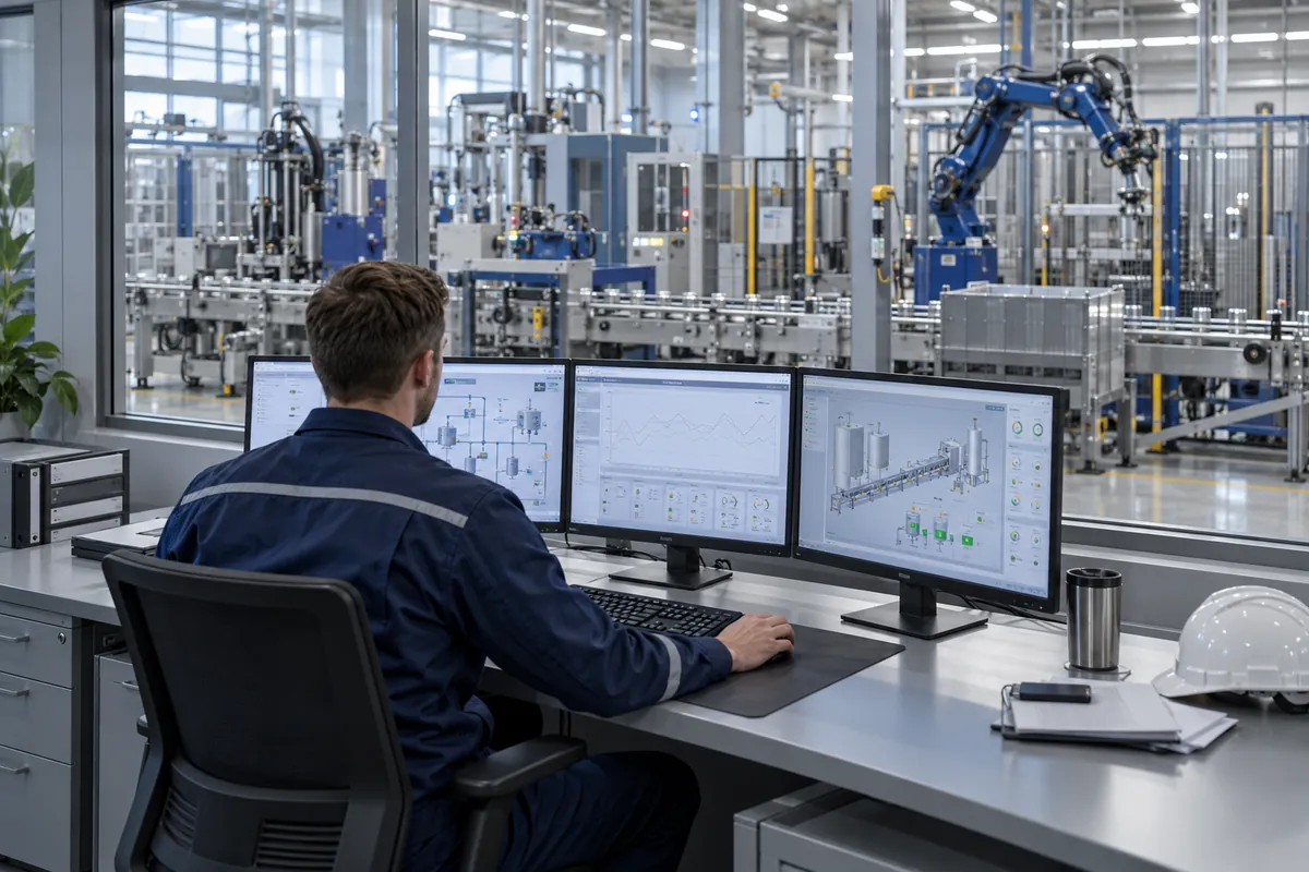 Диспетчерская SCADA для автоматизации производственной линии