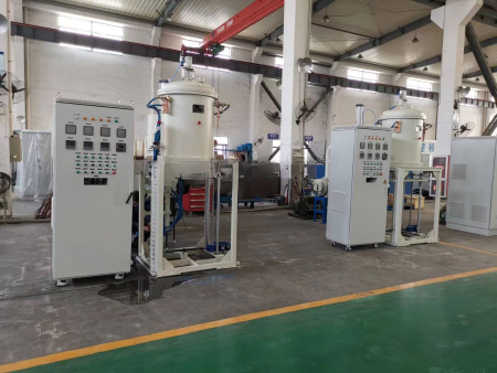 Печь для спекания на графитовых трубках с нижней загрузкой